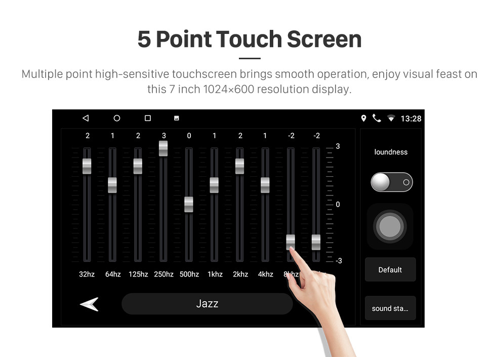 Seicane 7 pouces Android 10.0 TOYOTA HIGHLANDER universel HD à écran tactile Radio système de navigation GPS soutien Bluetooth USB Carplay OBD2 DAB + DVR