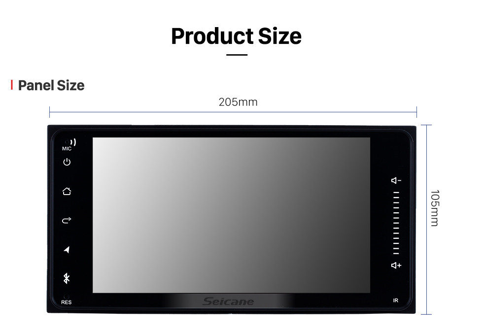 Seicane 7-дюймовый Android 10.0 TOYOTA HIACE универсальный HD сенсорный экран Радио GPS навигационная система Поддержка Bluetooth Carplay OBD2 DVR 3G Wi-Fi Управление рулевого колеса Seicane 7-дюймовый Android 10.0 TOYOTA HIACE универсальный HD сенсорный экран Радио GPS навигационная система Поддержка Bluetooth Carplay OBD2 DVR 3G Wi-Fi Управление рулевого колеса