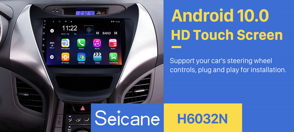 Seicane 9 Inch OEM Android 10.0 Navigation System Bluetooth For 2011 2012 2013 Hyundai Elantra With Touch Screen DVD Player TV tuner Remote Control Radio Seicane 9 Inch OEM Android 10.0 Navigation System Bluetooth For 2011 2012 2013 Hyundai Elantra With Touch Screen DVD Player TV tuner Remote Control Radio