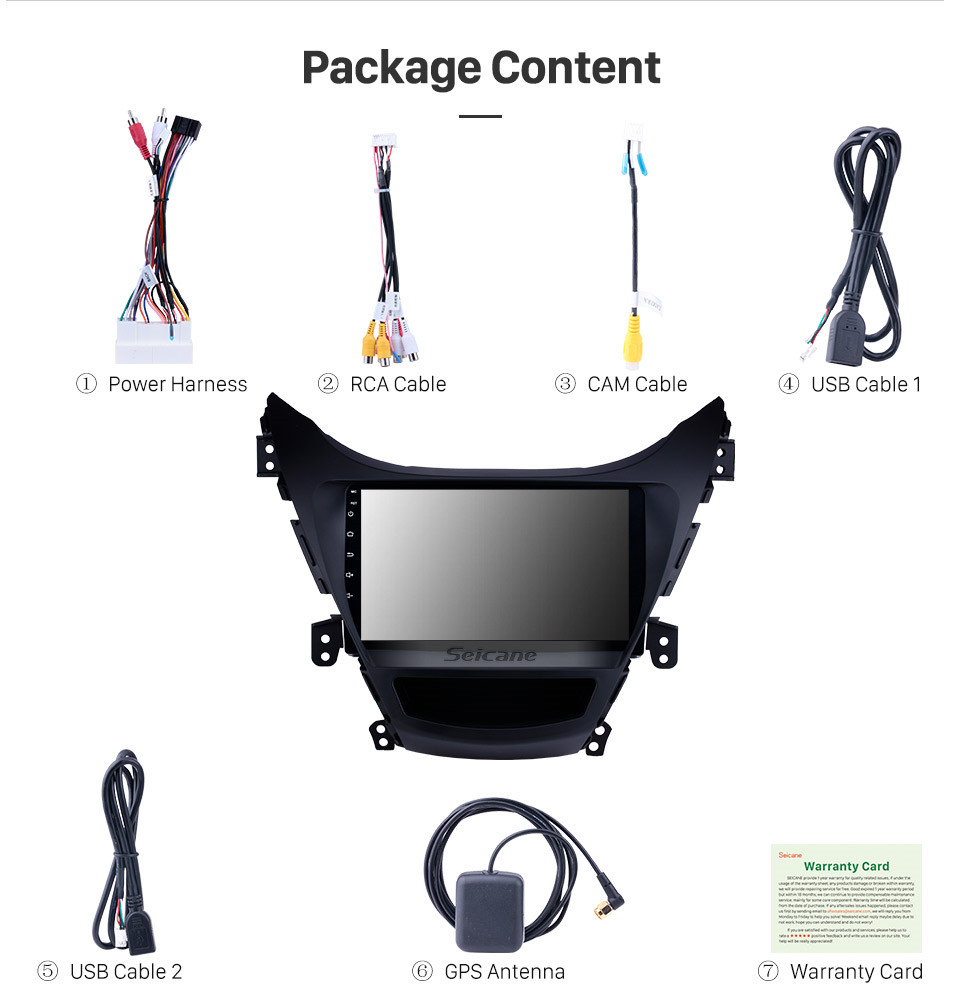 Seicane 9 Inch OEM Android 10.0 Navigation System Bluetooth For 2011 2012 2013 Hyundai Elantra With Touch Screen DVD Player TV tuner Remote Control Radio Seicane 9 Inch OEM Android 10.0 Navigation System Bluetooth For 2011 2012 2013 Hyundai Elantra With Touch Screen DVD Player TV tuner Remote Control Radio