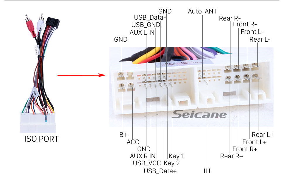 Seicane 9-дюймовый OEM Android 10.0 навигационная система Bluetooth для 2011 2012 2013 Hyundai Elantra с сенсорным экраном DVD-плеер ТВ-тюнер Пульт дистанционного управления Радио