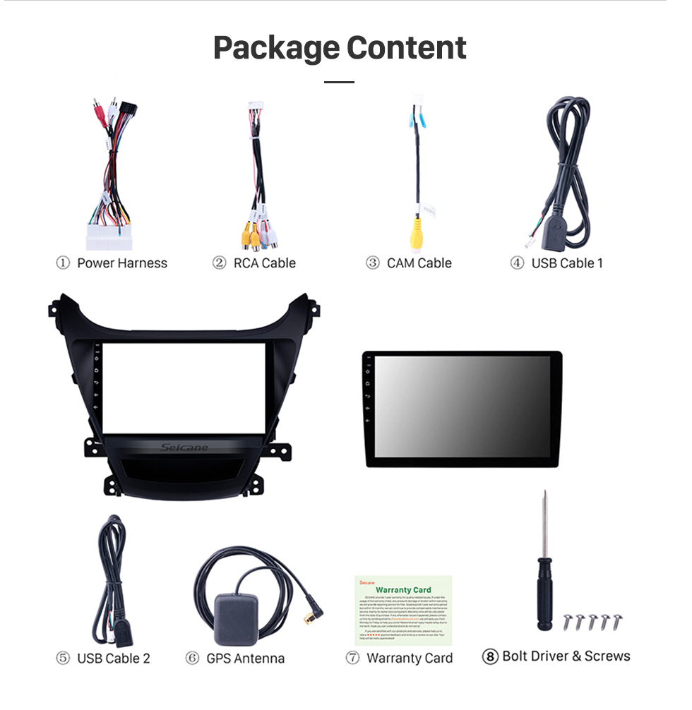Seicane 9 inch 2014 2015 2016 Hyundai Elantra Auto radio GPS Navigation Bluetooth Touch screen Car Stereo TV Tuner Rearview Camera AUX IPOD MP3 Seicane 9 inch 2014 2015 2016 Hyundai Elantra Auto radio GPS Navigation Bluetooth Touch screen Car Stereo TV Tuner Rearview Camera AUX IPOD MP3