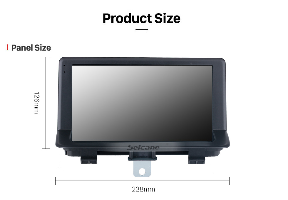 Seicane 2013-2017 AUDI Q3 Android 10.0 9 pulgadas HD Pantalla táctil Bluetooth Sistema de navegación GPS Soporte de radio automático WIFI Cámara de visión trasera DAB + DVR TV digital Control del volante OBD2