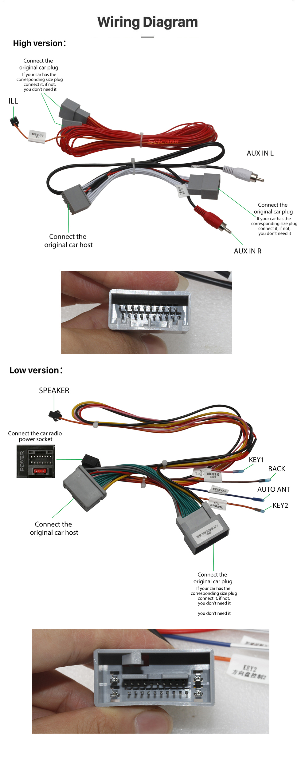 Seicane 10.1 pulgadas 2008 2009 2010 2011 2012 2013 Honda Accord 8 Android 10.0 Radio Navegación GPS Bluetooth Música WIFI USB Car Stereo Soporte DVR OBD2 Control del volante Cámara de respaldo