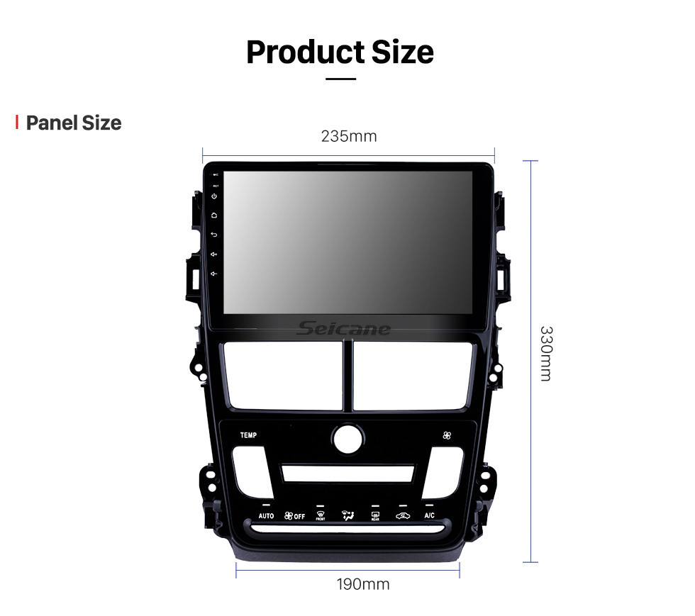 Seicane Cheap 9 inch Android 10.0 Radio GPS Navigition for 2018 Toyota Vios/Yaris Auto Air Conditioner 1024*600 Touchscreen Quad-core Bluetooth support DVR 3G WIFI OBD2 Rearview Camera Seicane Cheap 9 inch Android 10.0 Radio GPS Navigition for 2018 Toyota Vios/Yaris Auto Air Conditioner 1024*600 Touchscreen Quad-core Bluetooth support DVR 3G WIFI OBD2 Rearview Camera