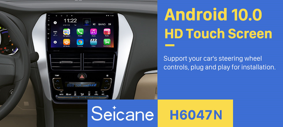 Seicane Cheap 9 inch Android 10.0 Radio GPS Navigition for 2018 Toyota Vios/Yaris Auto Air Conditioner 1024*600 Touchscreen Quad-core Bluetooth support DVR 3G WIFI OBD2 Rearview Camera Seicane Cheap 9 inch Android 10.0 Radio GPS Navigition for 2018 Toyota Vios/Yaris Auto Air Conditioner 1024*600 Touchscreen Quad-core Bluetooth support DVR 3G WIFI OBD2 Rearview Camera