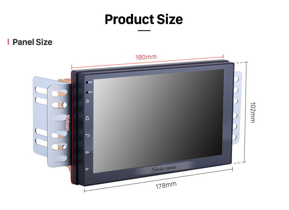 Seicane Universal 7 polegadas Android 12.0 Double DIN Touchscreen Rádio para Toyota Hyundai Kia Nissan Volkswagen Suzuki Honda com sistema de navegação GPS suporte Bluetooth Música Câmera de visão traseira