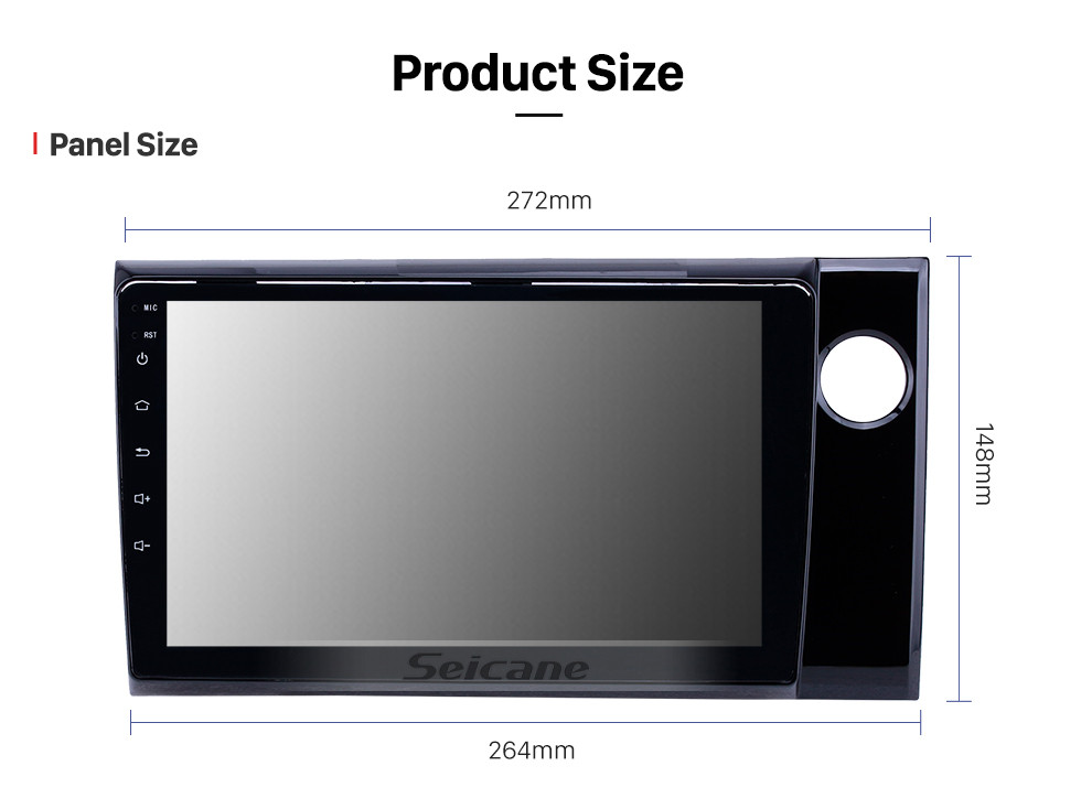 Seicane OEM 9 inch Android 10.0 Radio for 2015-2017 Honda BRV RHD Bluetooth HD Touchscreen GPS Navigation support Carplay Rear camera