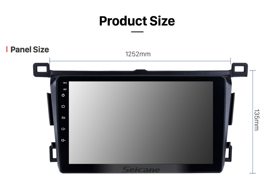 Seicane Вторичный рынок 9 дюймов 2013-2018 Toyota RAV4 Праворульное вождение Система GPS-навигации Android 10.0 Поддержка сенсорного экрана радио TPMS DVR OBD Mirror Link Bluetooth WiFi