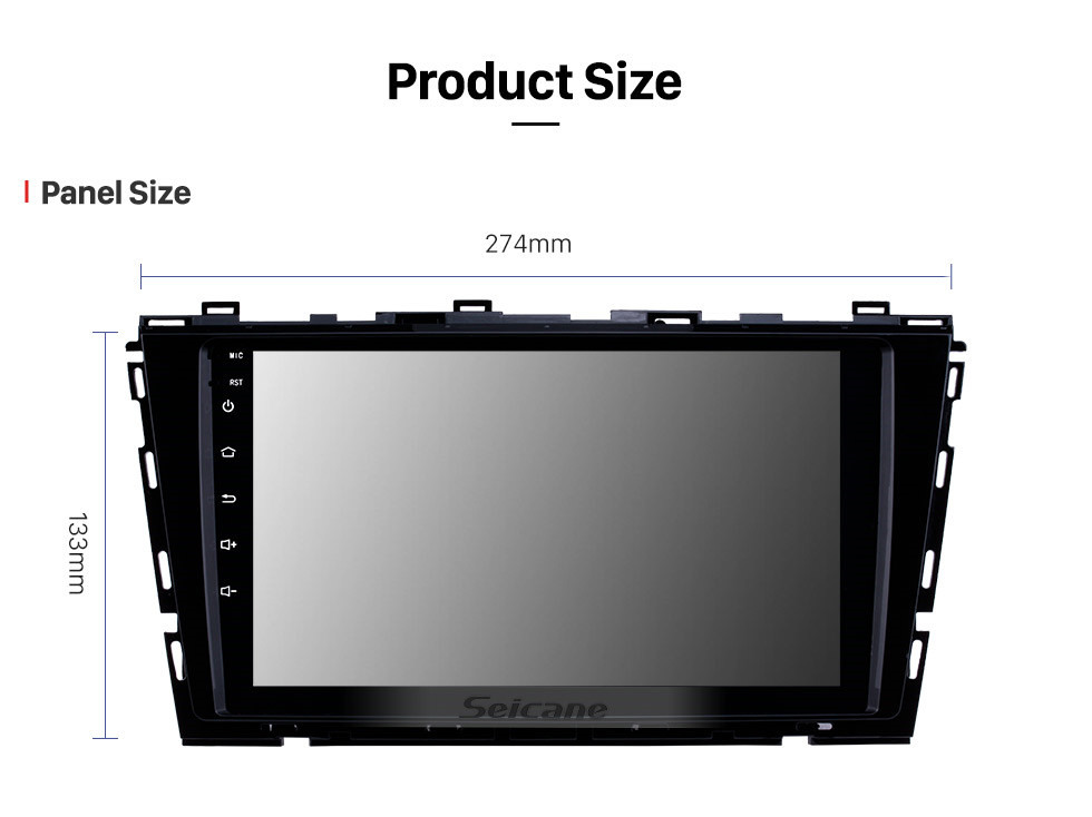 Seicane 9 inch 1024*600 Touch Screen 2015 2016 VW Volkswagen Lamando Android 10.0 Radio with Bluetooth 3G WiFi OBD2 Mirror Link 1080P Steering Wheel Control Rearview Camera