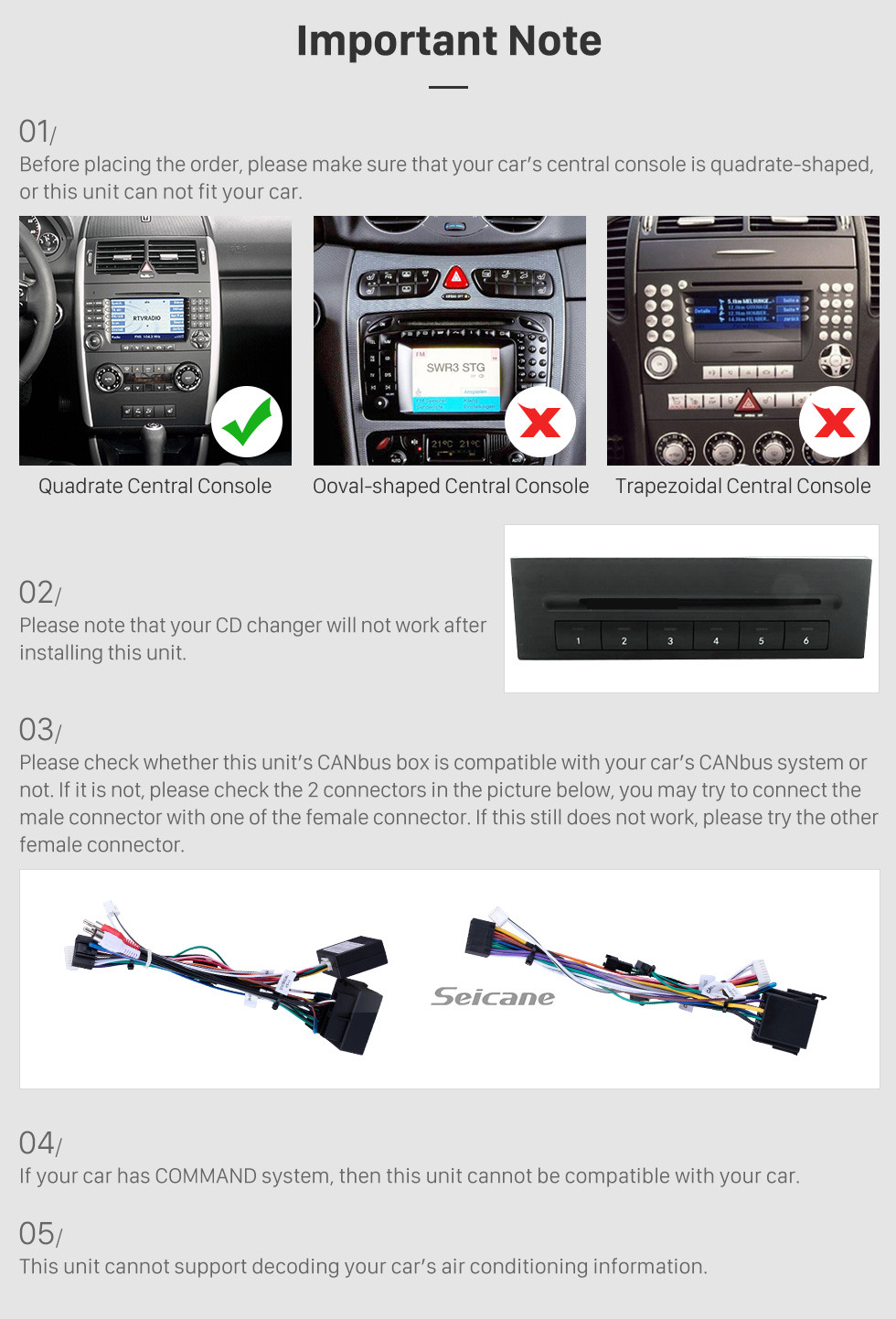 Seicane Rádio de navegação GPS Android 10.0 de 9 polegadas para 2000-2015 VW Volkswagen Crafter Mercedes Benz Viano / Vito / Classe B W245 / Sprinter / A Classe W169 com Bluetooth WiFi Suporte a tela sensível ao toque Carplay DVR