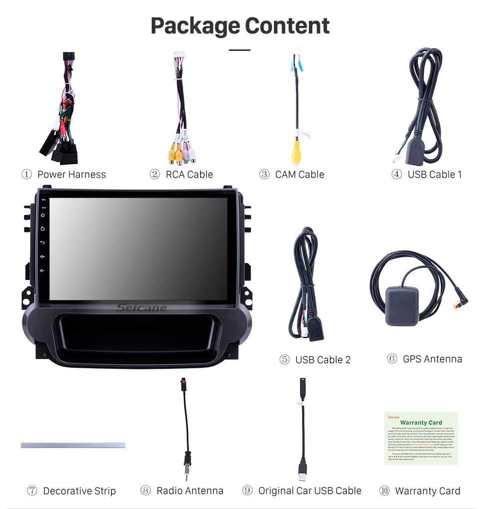 Seicane 9 Zoll Android 10.0 2012 Chevy Chevrolet Malibu-Radio-GPS-Navigationssystem 2013 2014 mit 1024 * 600 Touchscreen-Bluetooth-Ersatzkamera-DVR-Lenkrad-Steuerungsspiegelverbindung