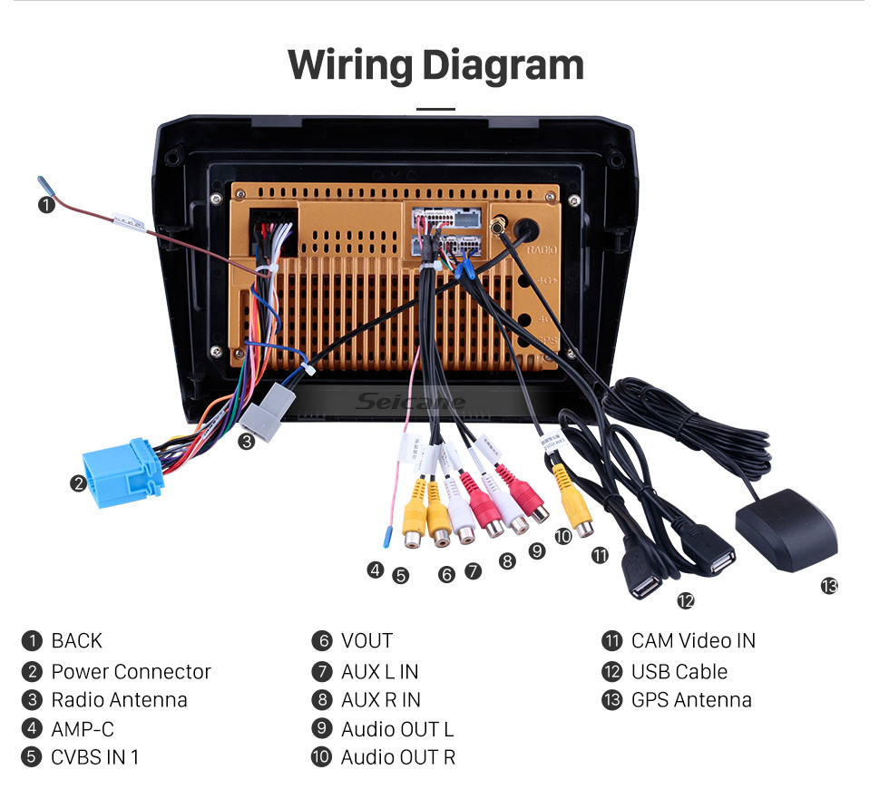 Seicane OEM 9 pulgadas Android 10.0 HD Radio Bluetooth con pantalla táctil para SUZUKI DZIRE SUZUKI SWIFT 2017 2018 2019 2020 con navegación GPS USB FM auto estéreo Wifi AUX soporte DVR TPMS Cámara de respaldo OBD2 SWC