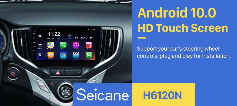 Seicane 9 pouces Android 10.0 2016 Suzuki Baleno au tableau de bord radio système de navigation GPS Bluetooth 3G WIFI caméra de recul sans fil OBD2 lien lien miroir commande au volant Seicane 9 pouces Android 10.0 2016 Suzuki Baleno au tableau de bord radio système de navigation GPS Bluetooth 3G WIFI caméra de recul sans fil OBD2 lien lien miroir commande au volant