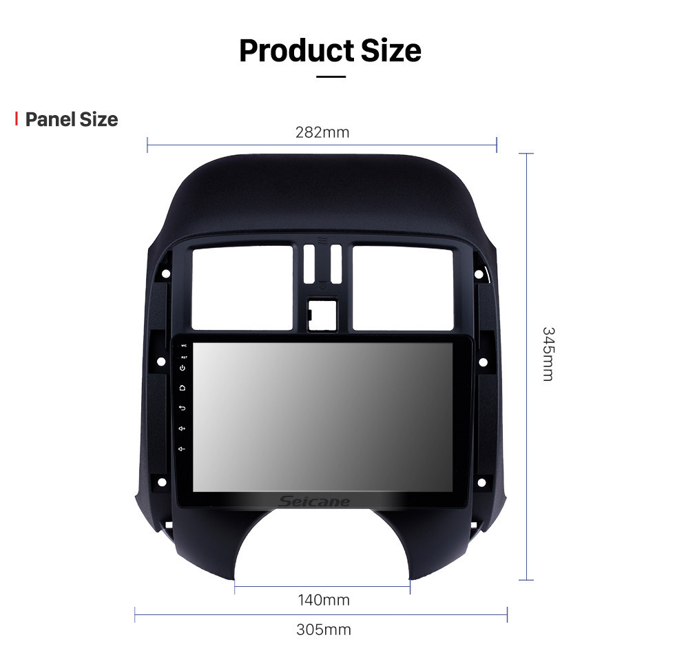 Seicane OEM 9 pouces 2011 2012 2013 Nissan ancien système de navigation GPS ensoleillé Android 10.0 Radio multimédia avec écran tactile HD Bluetooth WIFI support de la musique Module 3G TPMS caméra de recul