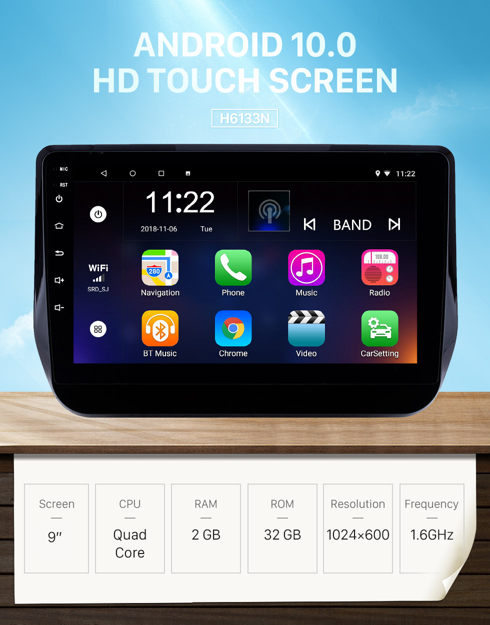 Seicane 2017 2018 2019 Hyundai H1 Grand Starex Touch screen Android 10.0 9 inch Head Unit Bluetooth Car Stereo with USB AUX WIFI support Carplay DAB+ OBD2 DVR Seicane 2017 2018 2019 Hyundai H1 Grand Starex Touch screen Android 10.0 9 inch Head Unit Bluetooth Car Stereo with USB AUX WIFI support Carplay DAB+ OBD2 DVR