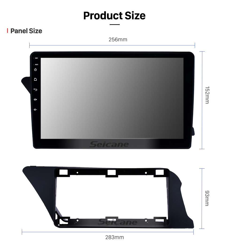 Seicane 10.1 pulgadas Android 10.0 GPS Navi HD Radio con pantalla táctil para 2009-2016 Audi A4L con Bluetooth USB WIFI AUX compatible DVR SWC Carplay 3G cámara de vista trasera RDS