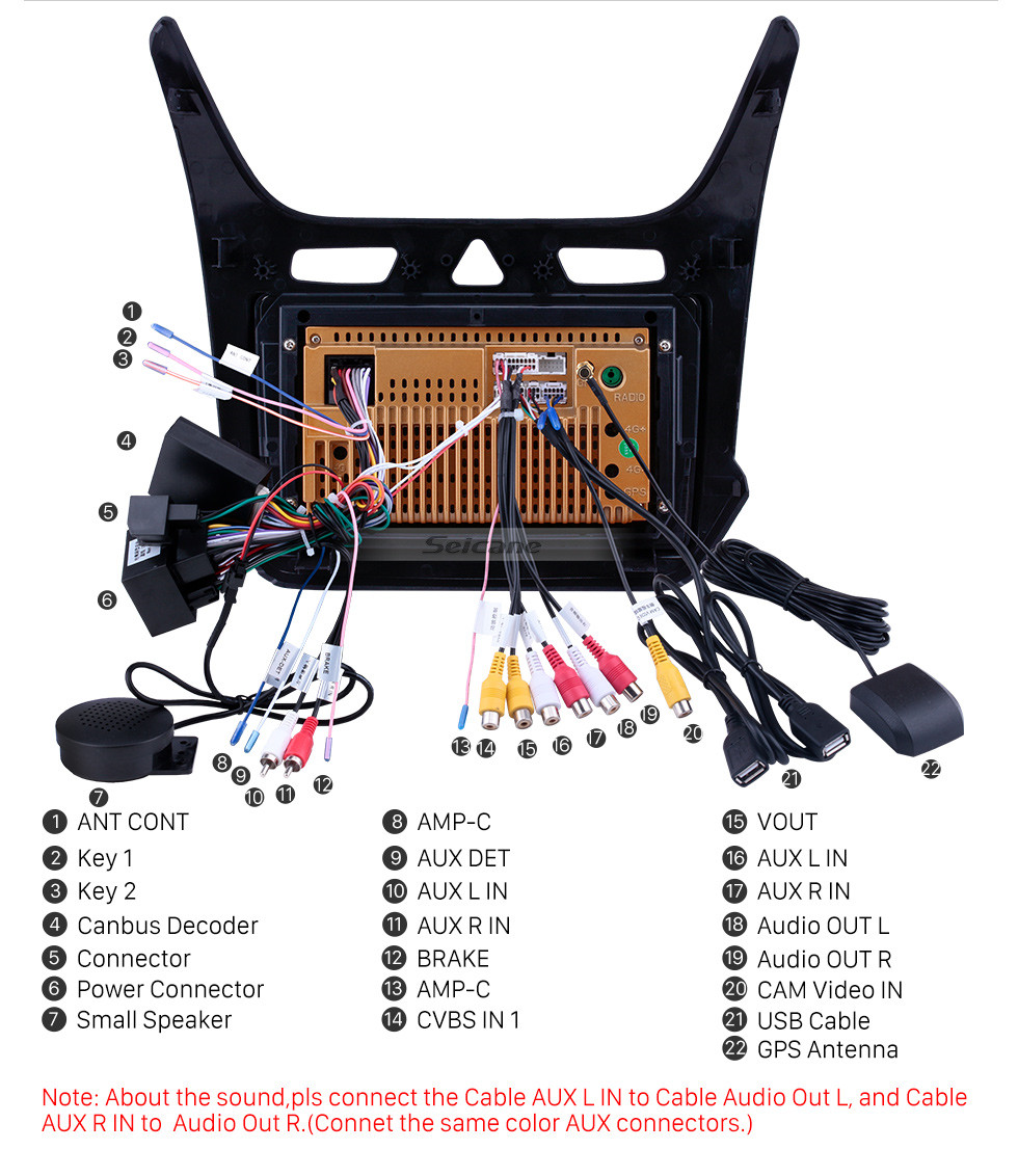 Seicane Android 10.0 9 pouces radio à navigation à écran tactile GPS pour 2016 2017 2018 chevy Chevrolet cobalt avec support USB Bluetooth WIFI