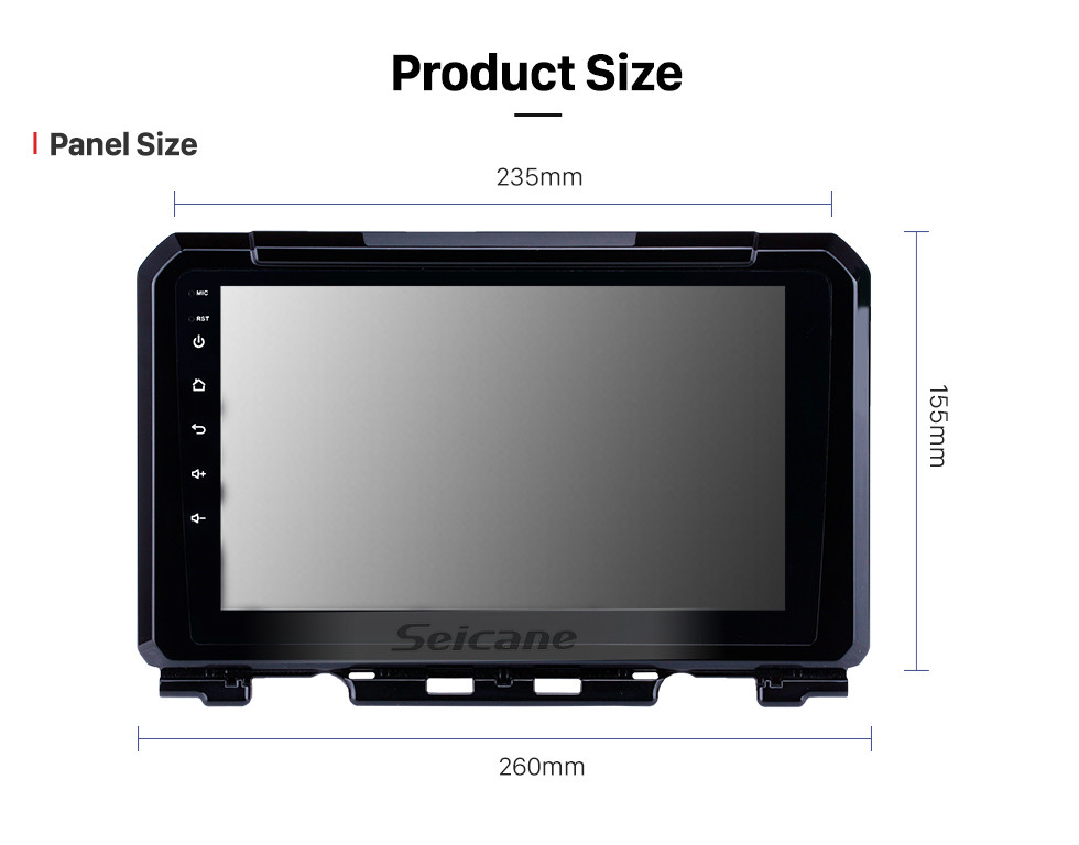 Seicane Горячий продавать 9-дюймовый сенсорный экран HD Android 10.0 2019 Suzuki JIMNY GPS навигация Радио с USB WIFI Поддержка Bluetooth TPMS DVR SWC Carplay