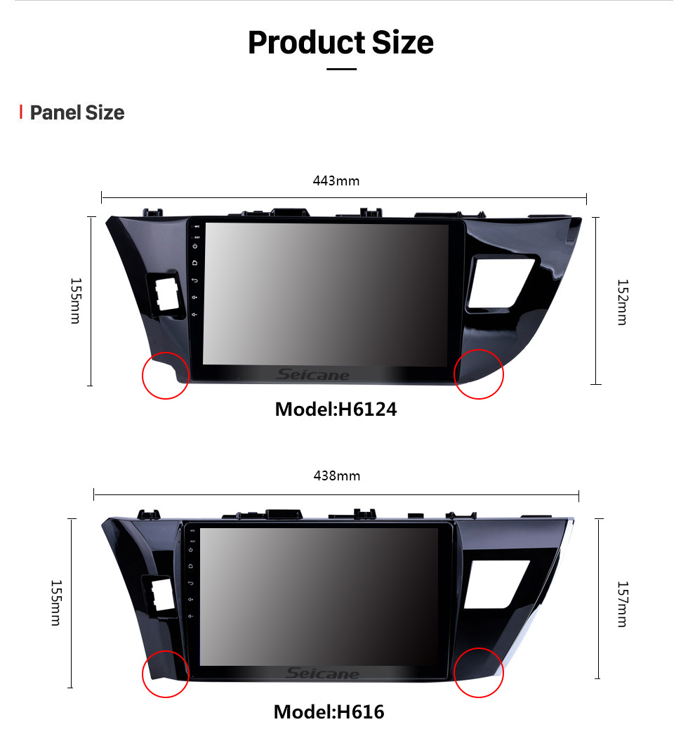 Seicane Для Toyota Corolla 11 2012-2014 2015 2016 E170 E180 радионавигационная система Android 10.0 HD с сенсорным экраном 10,1-дюймовый автомобильный DVD-плеер с WIFI Bluetooth поддержка Carplay DVR