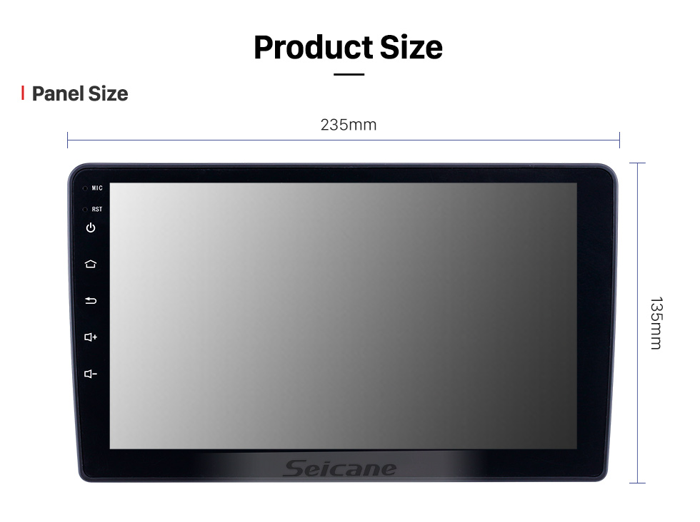 Seicane 2004-2007 Mitsubishi OUTLANDER 9 inch Android 10.0 HD Touchscreen Bluetooth Radio GPS Navigation Stereo USB AUX support Carplay 3G WIFI Rearview camera