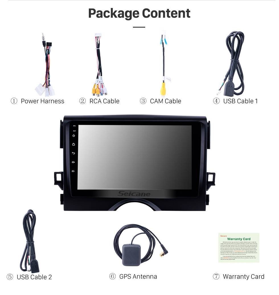 Seicane 2010-2015 TOYOTA REIZ Mark X 9 inch Android 10.0 HD Touchscreen Bluetooth Radio GPS Navigation Stereo USB AUX support Carplay 3G WIFI Mirror Link Seicane 2010-2015 TOYOTA REIZ Mark X 9 inch Android 10.0 HD Touchscreen Bluetooth Radio GPS Navigation Stereo USB AUX support Carplay 3G WIFI Mirror Link