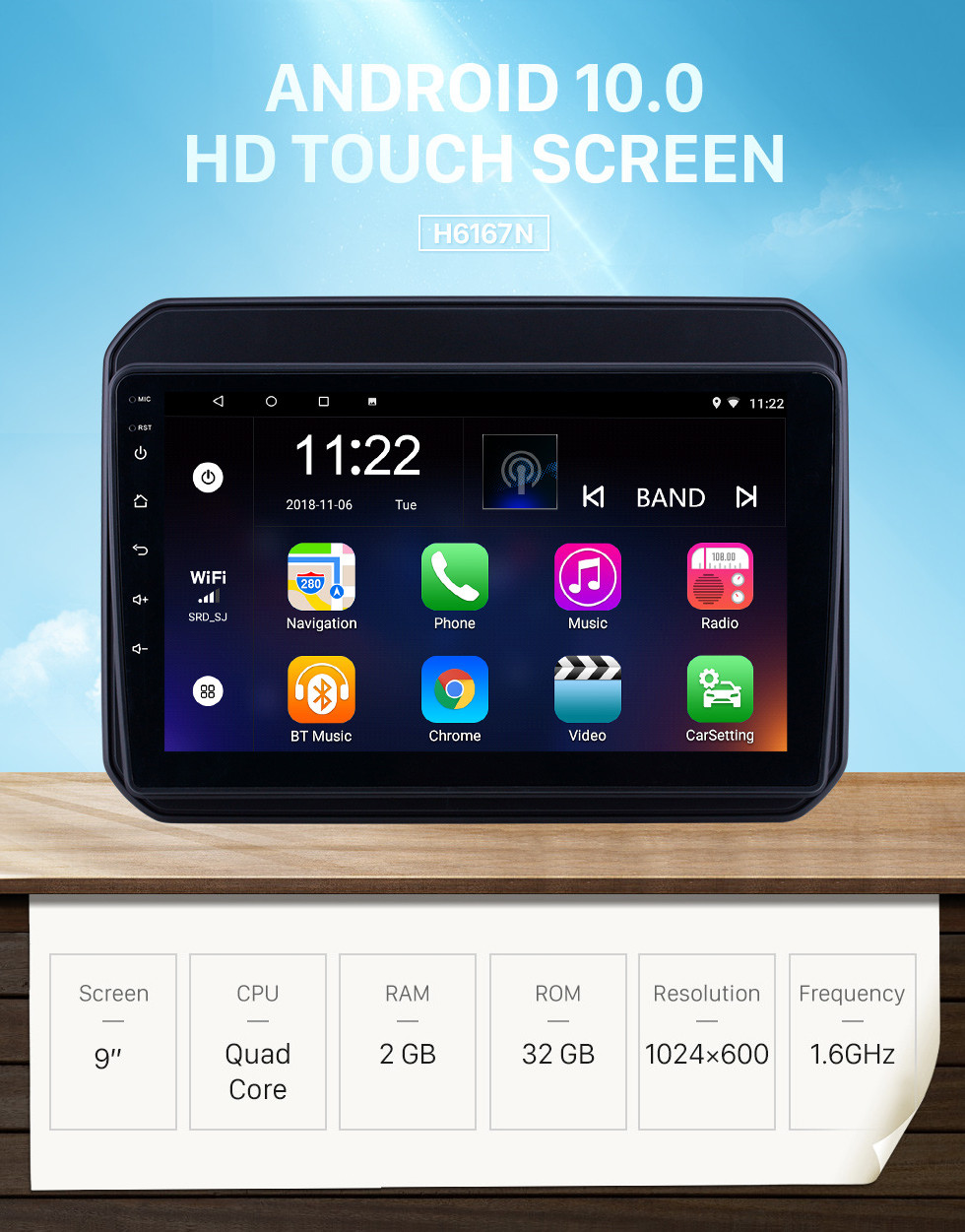 Seicane HD Touchscreen 9 inch Android 10.0 GPS Navigation Radio for 2016-2018 Suzuki IGNIS with Bluetooth USB WIFI AUX support Carplay 3G Backup camera TPMS Seicane HD Touchscreen 9 inch Android 10.0 GPS Navigation Radio for 2016-2018 Suzuki IGNIS with Bluetooth USB WIFI AUX support Carplay 3G Backup camera TPMS