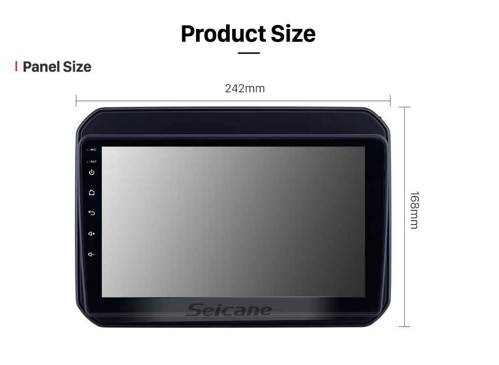 Seicane Écran tactile HD 9 pouces Android 10.0 Radio de navigation GPS pour 2016-2018 Suzuki IGNIS avec support Bluetooth USB WIFI AUX Carplay 3G caméra de recul TPMS