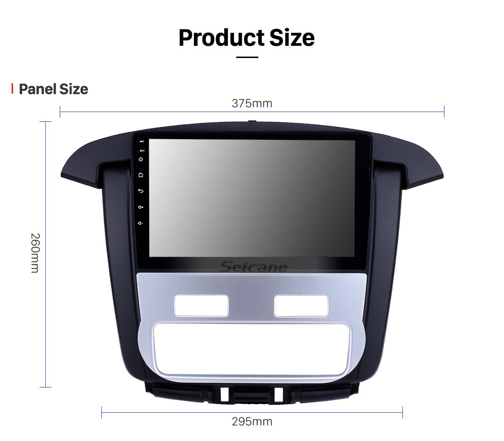 Seicane Android 10.0 9 pouces Radio de navigation GPS à écran tactile pour 2012-2014 Toyota innova Auto A / C avec Soutien Bluetooth USB WIFI Carplay SWC caméra de recul