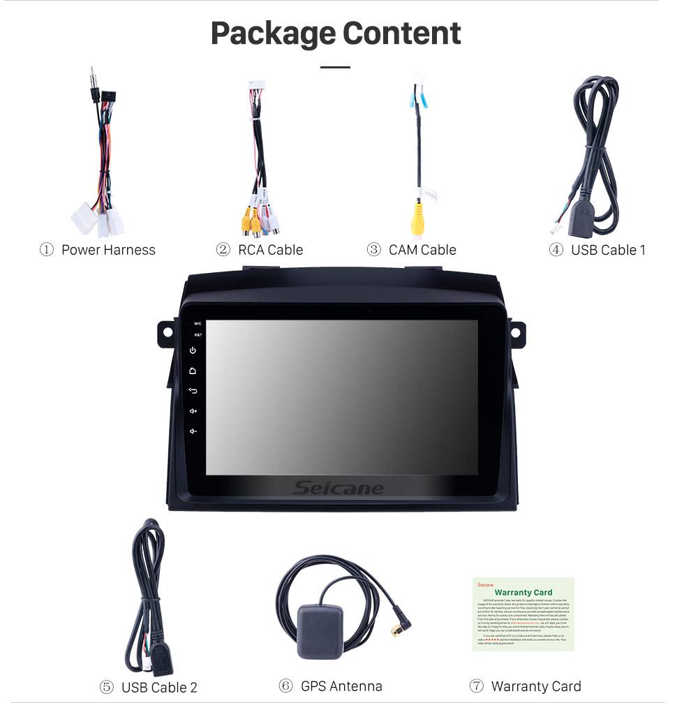 Seicane 8 inch 2004-2010 Toyota Sienna Android 10.0 GPS Navigation Radio Bluetooth Music HD Touchscreen support Digital TV Carplay Steering Wheel Control Seicane 8 inch 2004-2010 Toyota Sienna Android 10.0 GPS Navigation Radio Bluetooth Music HD Touchscreen support Digital TV Carplay Steering Wheel Control