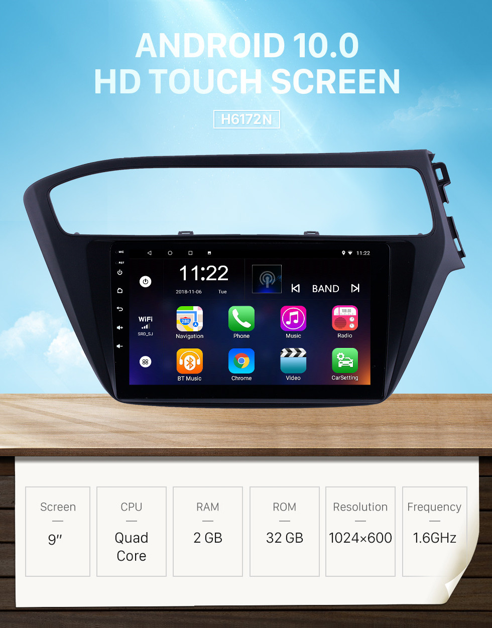 Seicane OEM 9 inch Android 10.0 Radio for 2018-2019 Hyundai i20 RHD Bluetooth Wifi HD Touchscreen GPS Navigation support Carplay DVR OBD Rearview camera Seicane OEM 9 inch Android 10.0 Radio for 2018-2019 Hyundai i20 RHD Bluetooth Wifi HD Touchscreen GPS Navigation support Carplay DVR OBD Rearview camera