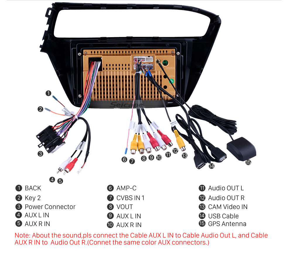 Seicane OEM 9 pulgadas Android 10.0 Radio para 2018-2019 Hyundai i20 RHD Bluetooth Wifi Pantalla táctil con GPS Soporte para navegación Carplay DVR OBD Cámara de visión trasera