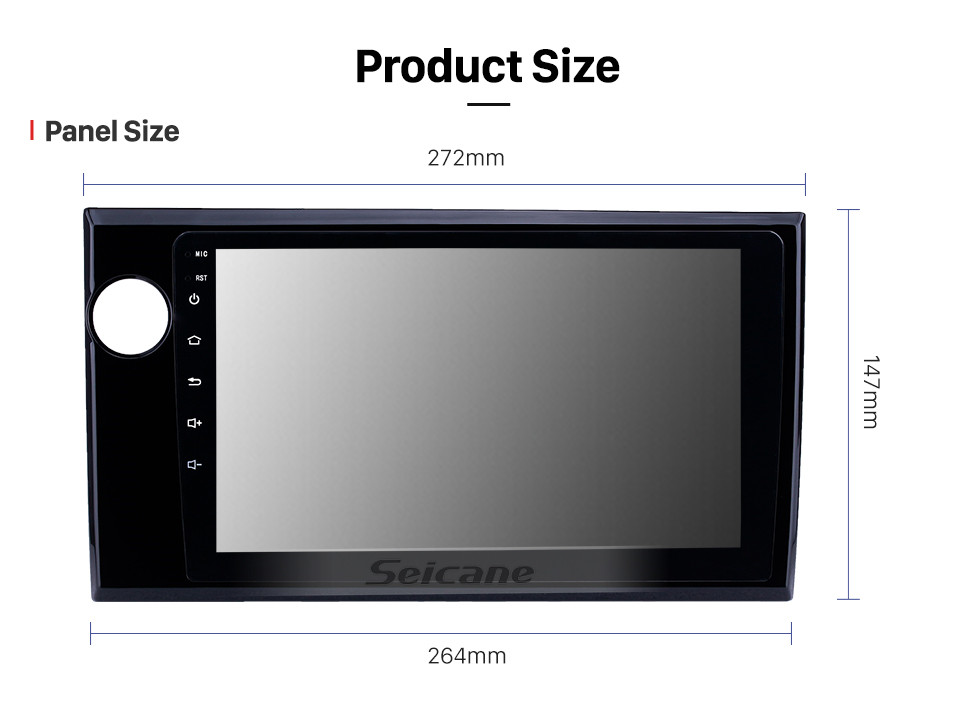Seicane OEM 9 inch Android 10.0 Radio for 2015-2017 Honda BRV LHD Bluetooth Wifi HD Touchscreen GPS Navigation support Carplay DVR OBD Rearview camera