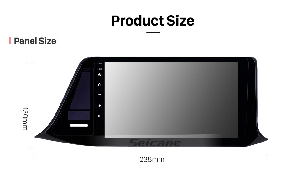 Seicane 2018-2019 Toyota C-HR RHD 9 inch Android 10.0 HD Touchscreen Bluetooth GPS Navigation Radio USB AUX support Carplay TPMS 3G WIFI Mirror Link Seicane 2018-2019 Toyota C-HR RHD 9 inch Android 10.0 HD Touchscreen Bluetooth GPS Navigation Radio USB AUX support Carplay TPMS 3G WIFI Mirror Link