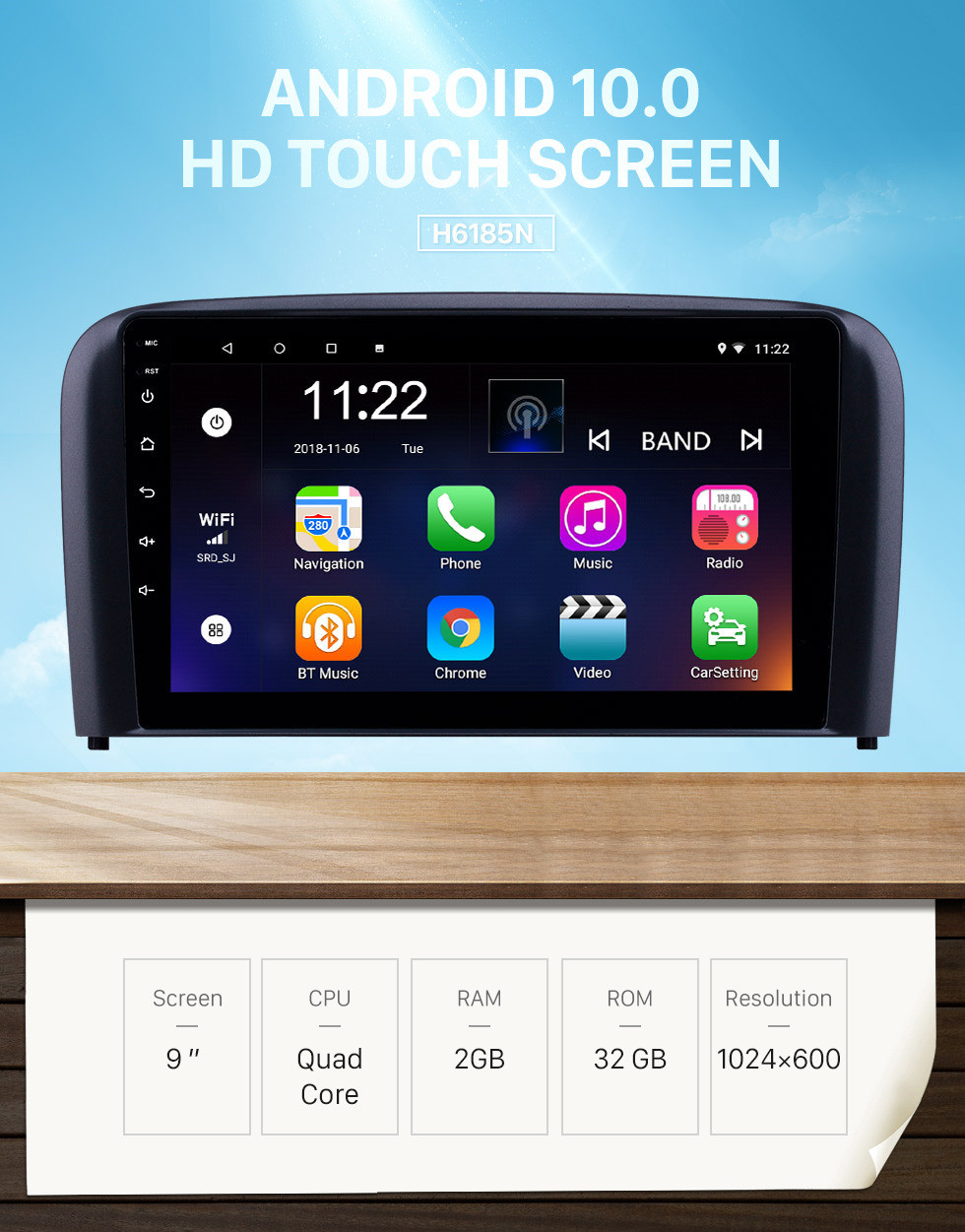Seicane OEM 9-дюймовый Android 10.0 радио для 2004-2006 Volvo S80 Bluetooth Wifi HD с сенсорным экраном GPS-навигация Поддержка USB AUX Carplay DVR OBD Цифровое ТВ Seicane OEM 9-дюймовый Android 10.0 радио для 2004-2006 Volvo S80 Bluetooth Wifi HD с сенсорным экраном GPS-навигация Поддержка USB AUX Carplay DVR OBD Цифровое ТВ