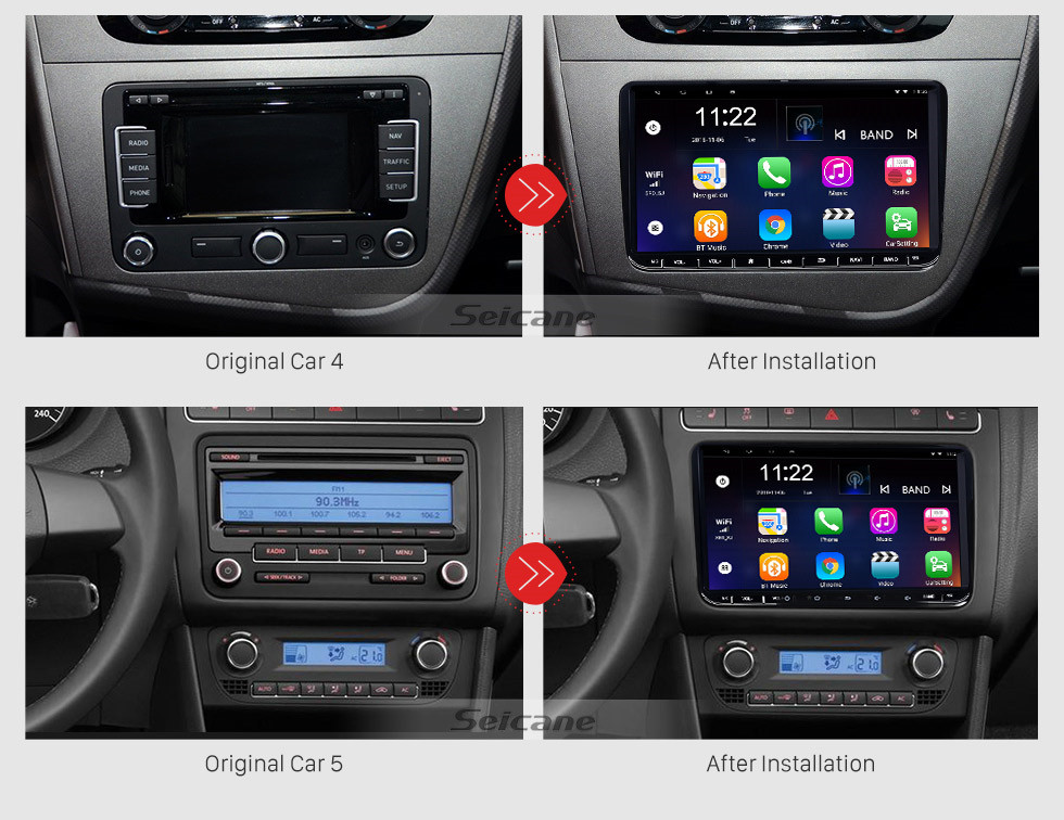 Seicane Android 10.0 9 pouces Radio de navigation GPS à écran tactile pour VW Volkswagen Passat Polo Golf Skoda avec support Bluetooth USB WIFI Carplay Digital TV Seicane Android 10.0 9 pouces Radio de navigation GPS à écran tactile pour VW Volkswagen Passat Polo Golf Skoda avec support Bluetooth USB WIFI Carplay Digital TV