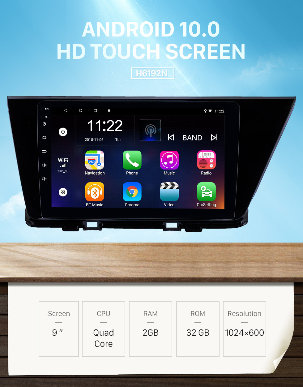 Seicane OEM 9 inch Android 10.0 Radio for 2016-2019 Kia Niro Bluetooth Wifi HD Touchscreen GPS Navigation support Carplay DVR OBD Rearview camera Seicane OEM 9 inch Android 10.0 Radio for 2016-2019 Kia Niro Bluetooth Wifi HD Touchscreen GPS Navigation support Carplay DVR OBD Rearview camera