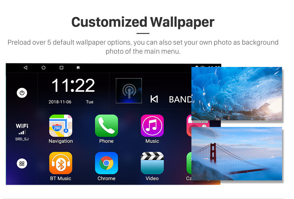 Seicane Android 10.0 2011 2012-2015 KIA K2 HD-Touchscreen-Radio-GPS-Navigation mit Bluetooth WIFI USB 1080P Video-TV-Spiegelverbindung