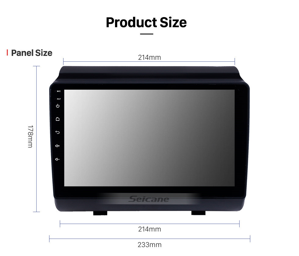 Seicane Android 10.0 9 Zoll Touchscreen GPS Navigationsradio für 2018-2019 Hyundai ix35 mit Bluetooth USB WIFI AUX Unterstützung Rückfahrkamera Carplay SWC TPMS