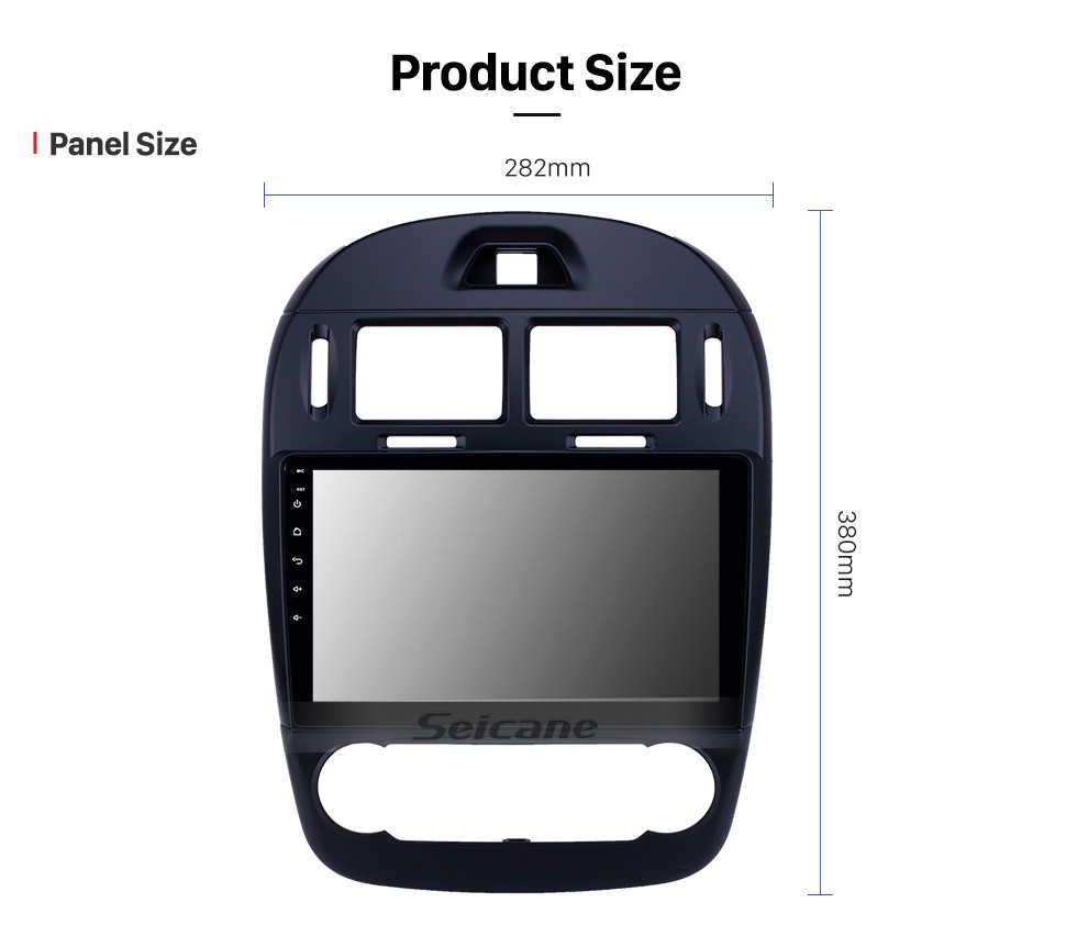 Seicane 10.1 pulgadas Android 10.0 Radio de navegación GPS para pantalla táctil para 2017-2019 Kia Cerato Auto A / C con Bluetooth USB WIFI AUX ayuda Carplay SWC TPMS