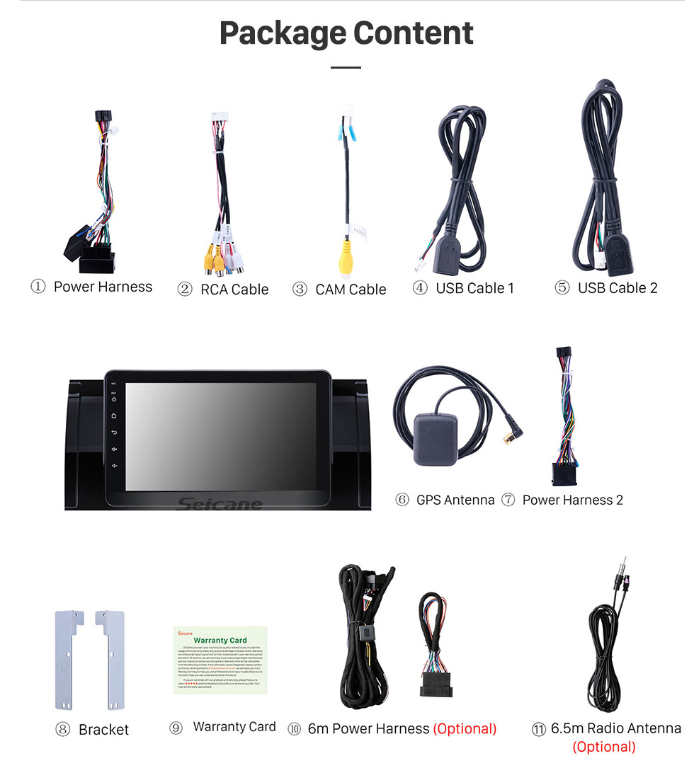 Seicane 8 inch Android 10.0 2002-2004 BMW 5 Series E39 520i 523i 525i M5 BMW 7-serie E38 BMW X5 E53 BMW M5 Range Rover GPS Navigation Radio with Touchscreen Bluetooth USB AUX WIFI support TPMS Digital TV Carplay Seicane 8 inch Android 10.0 2002-2004 BMW 5 Series E39 520i 523i 525i M5 BMW 7-serie E38 BMW X5 E53 BMW M5 Range Rover GPS Navigation Radio with Touchscreen Bluetooth USB AUX WIFI support TPMS Digital TV Carplay