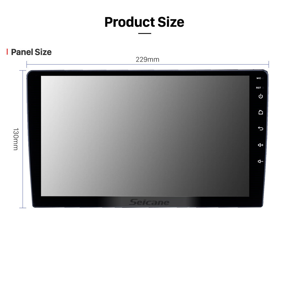 Seicane HD Touchscreen 9 inch Android 10.0 GPS Navigation Universal Radio RHD with Bluetooth AUX Music support DVR Carplay OBD Steering Wheel Control Seicane HD Touchscreen 9 inch Android 10.0 GPS Navigation Universal Radio RHD with Bluetooth AUX Music support DVR Carplay OBD Steering Wheel Control