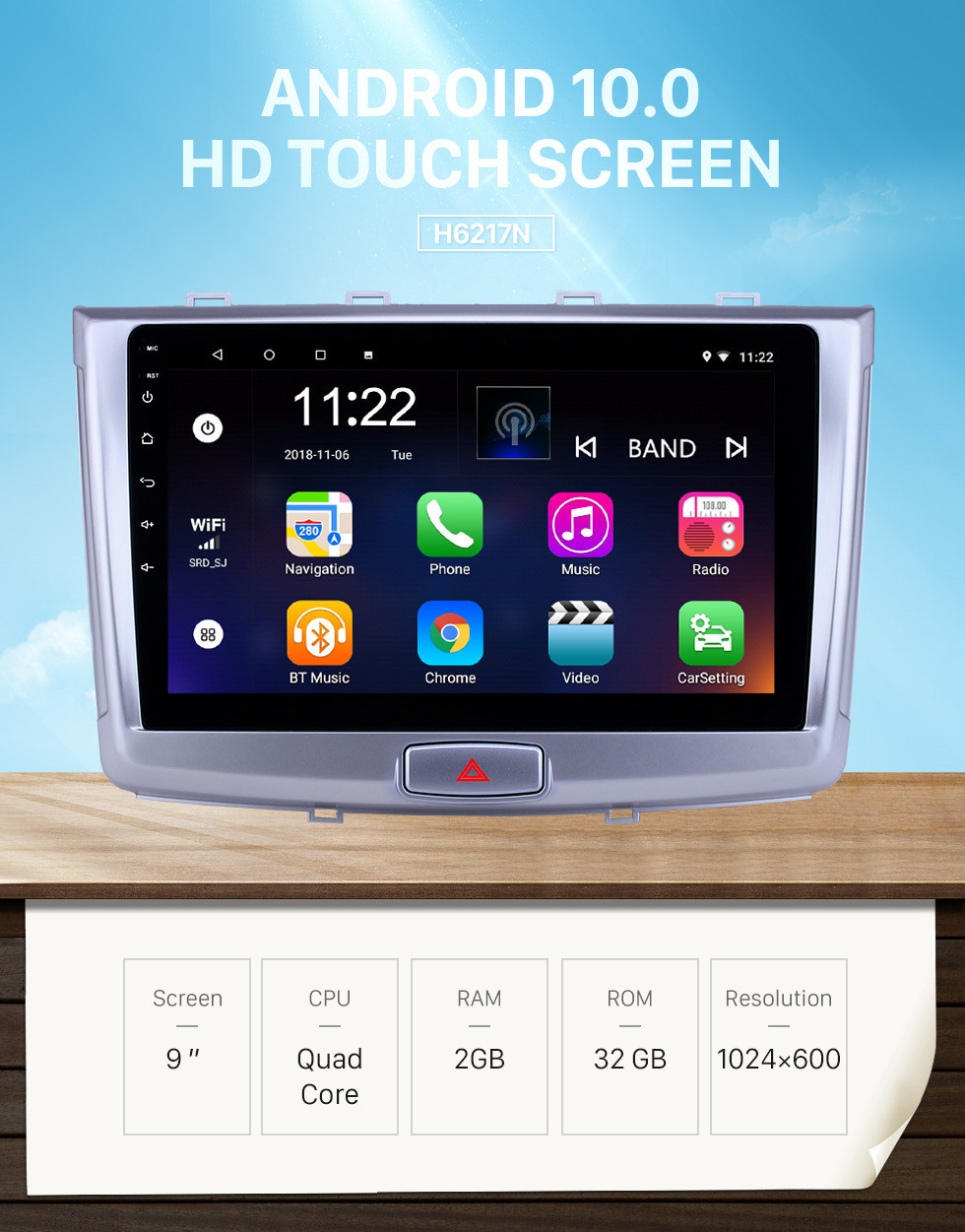 Seicane 10.1 polegada Android 10.0 HD Touchscreen GPS de Navegação de Rádio para 2017 Grande Muralha Haval H6 com Bluetooth USB WIFI AUX apoio Carplay SWC LinkMirror Seicane 10.1 polegada Android 10.0 HD Touchscreen GPS de Navegação de Rádio para 2017 Grande Muralha Haval H6 com Bluetooth USB WIFI AUX apoio Carplay SWC LinkMirror
