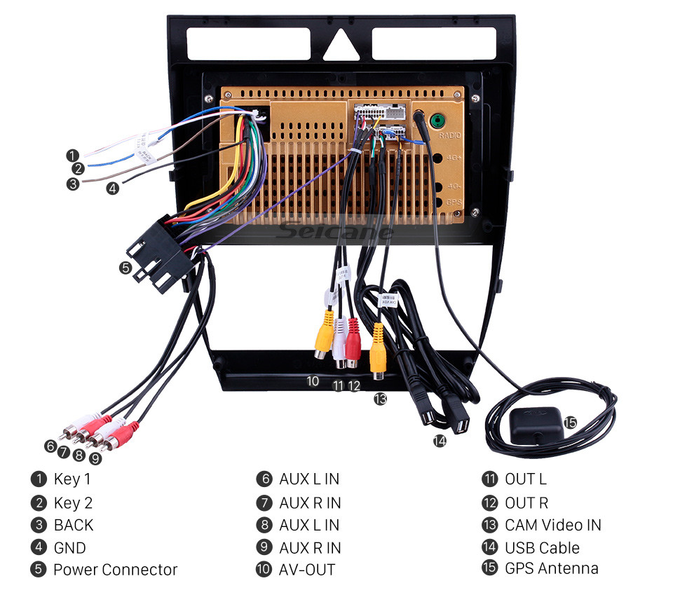 Audi A6 S6 RS6 GPS Navigation Car Stereo (1998-2004)