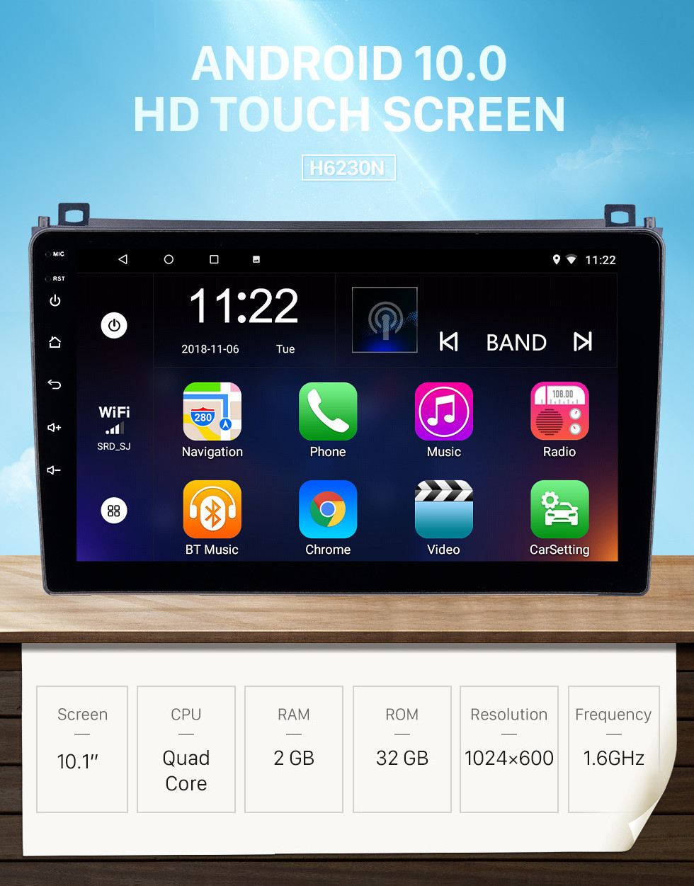 Seicane OEM 9 inch Android 10.0 Radio for 2006-2010 Proton GenⅡ Bluetooth WIFI HD Touchscreen GPS Navigation support Carplay DVR OBD Rearview camera Seicane OEM 9 inch Android 10.0 Radio for 2006-2010 Proton GenⅡ Bluetooth WIFI HD Touchscreen GPS Navigation support Carplay DVR OBD Rearview camera