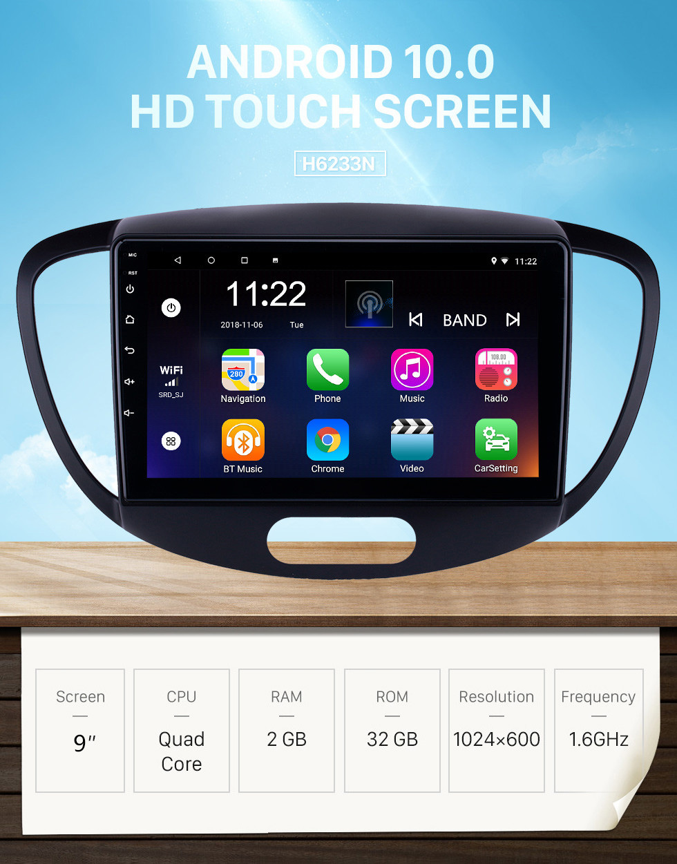 Seicane HD Touchscreen 9 inch Android 10.0 GPS Navigation Radio for 2010-2013 Old Hyundai i20 with Bluetooth AUX support Carplay Steering Wheel Control Seicane HD Touchscreen 9 inch Android 10.0 GPS Navigation Radio for 2010-2013 Old Hyundai i20 with Bluetooth AUX support Carplay Steering Wheel Control
