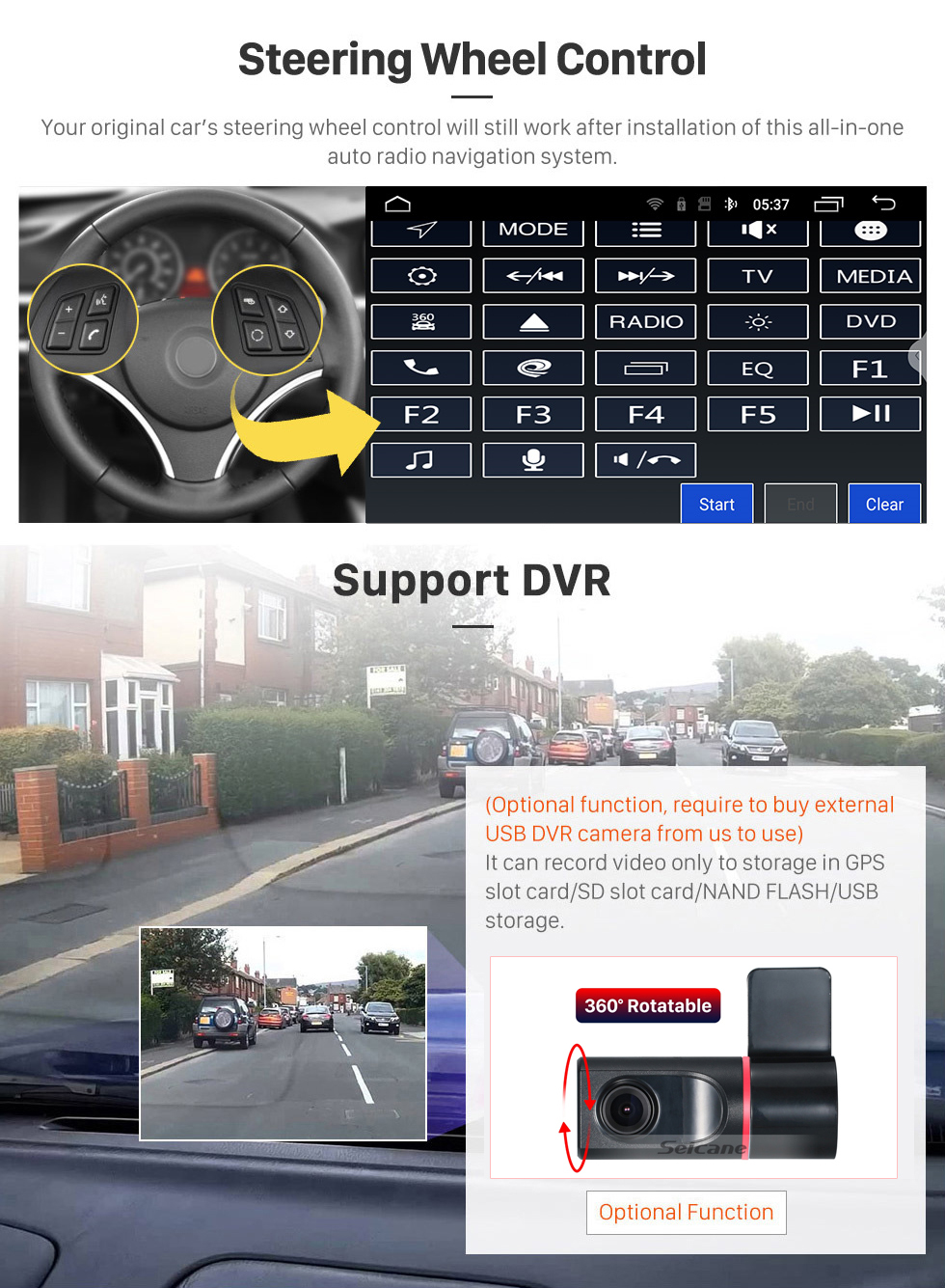 Seicane OEM 9 inch Android 13.0 Radio for 2001-2008 Peugeot 307 Bluetooth WIFI HD Touchscreen GPS Navigation support Carplay DVR OBD Rearview camera Seicane OEM 9 inch Android 13.0 Radio for 2001-2008 Peugeot 307 Bluetooth WIFI HD Touchscreen GPS Navigation support Carplay DVR OBD Rearview camera