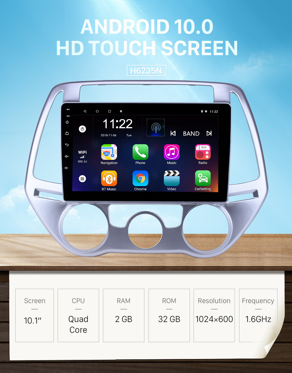 Seicane Android 10.0 9 inch HD Touchscreen GPS Navigation Radio for 2012-2014 Hyundai i20 Manual A/C with Bluetooth USB WIFI support Backup camera Carplay OBD Seicane Android 10.0 9 inch HD Touchscreen GPS Navigation Radio for 2012-2014 Hyundai i20 Manual A/C with Bluetooth USB WIFI support Backup camera Carplay OBD
