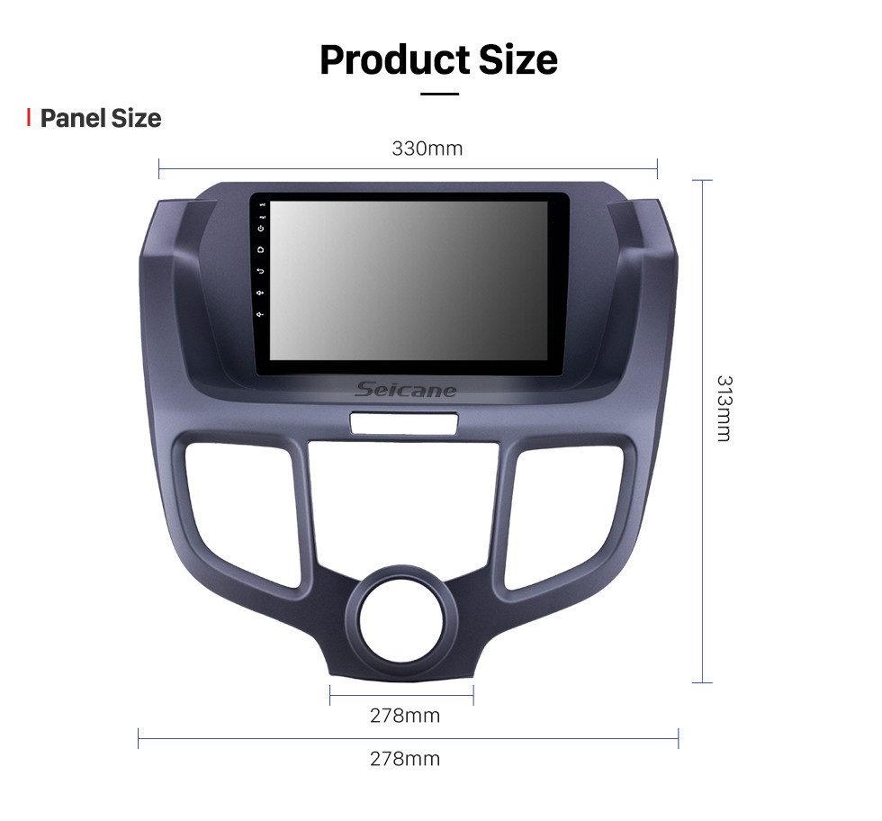 Seicane Radio de navegación GPS con pantalla táctil HD de Android 10.0 9 pulgadas para Honda Odyssey 2004-2008 con soporte AUX Bluetooth Carplay SWC DAB +