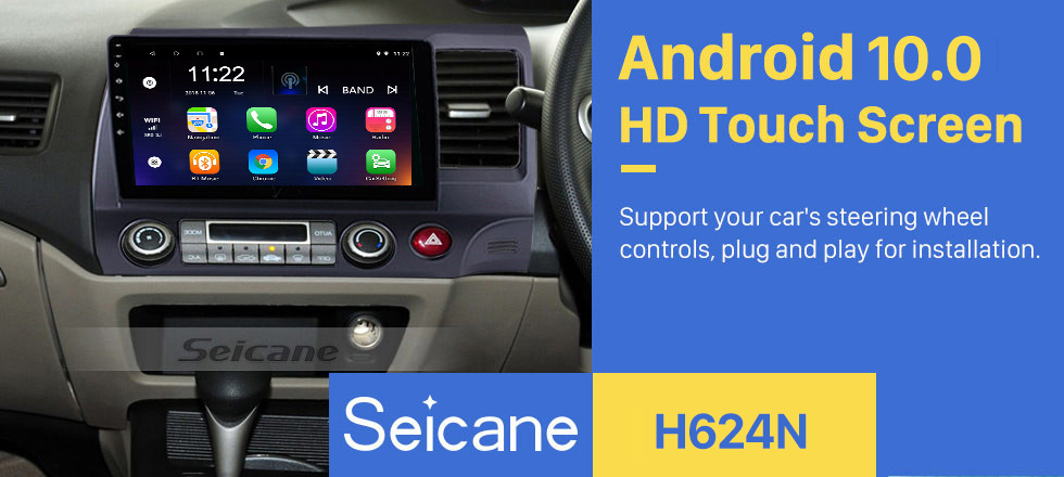 Seicane 10,1 Zoll Android 8.1 2006-2011 HONDA CIVIC rechts fahrendes HD-Touchscreen-Radio GPS-Navigationssystem WIFI USB Bluetooth-Musik 1080P OBDII DVR Mirror Link Seicane 10,1 Zoll Android 8.1 2006-2011 HONDA CIVIC rechts fahrendes HD-Touchscreen-Radio GPS-Navigationssystem WIFI USB Bluetooth-Musik 1080P OBDII DVR Mirror Link